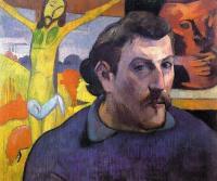 Gauguin, Paul - Self Portrait with 'Yellow Christ'